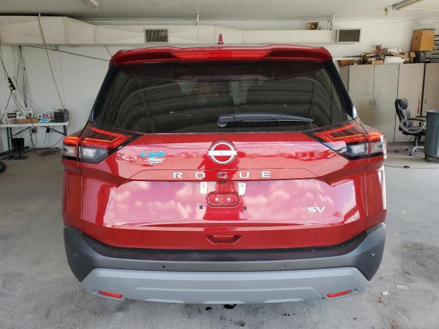 5N1BT3BA1PC920957 - 2023 NISSAN ROGUE SV RED photo 6