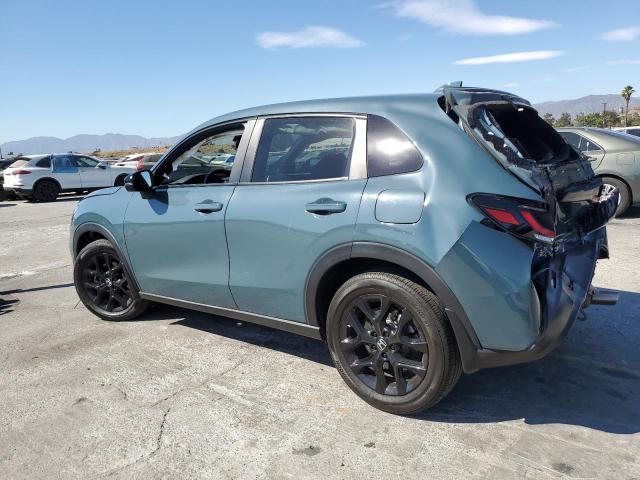 3CZRZ1H56RM722564 - 2024 HONDA HR-V SPORT TEAL photo 2