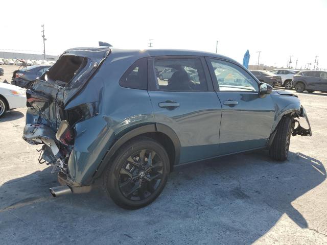 3CZRZ1H56RM722564 - 2024 HONDA HR-V SPORT TEAL photo 3