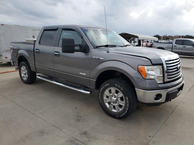 1FTFW1ET4CFA04703 - 2012 FORD F150 SUPERCREW GRAY photo 4