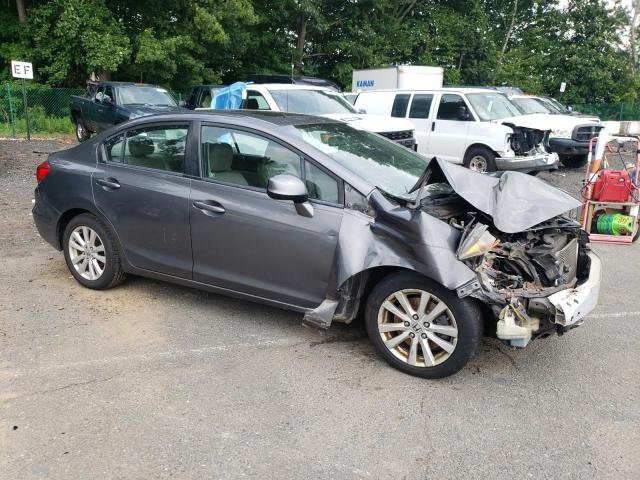 2HGFB2F9XCH526868 - 2012 HONDA CIVIC EXL ნაცრისფერი ფოტო 4