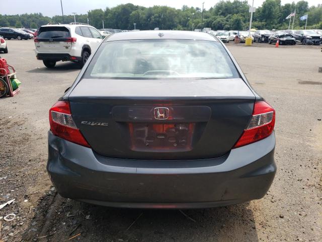 2HGFB2F9XCH526868 - 2012 HONDA CIVIC EXL ნაცრისფერი ფოტო 6