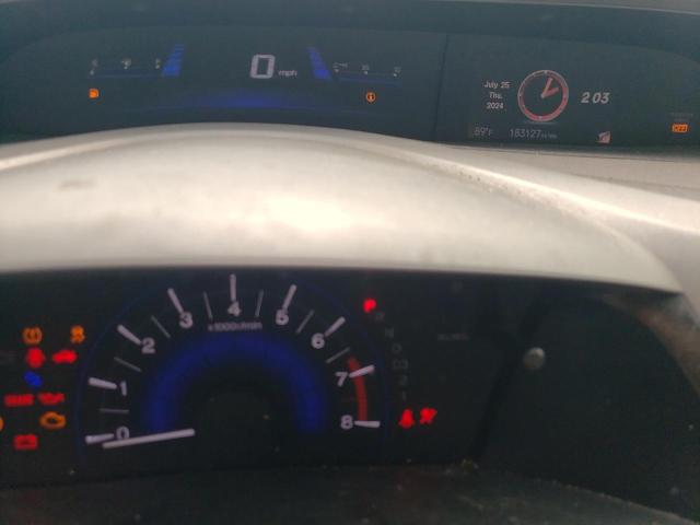 2HGFB2F9XCH526868 - 2012 HONDA CIVIC EXL ნაცრისფერი ფოტო 9