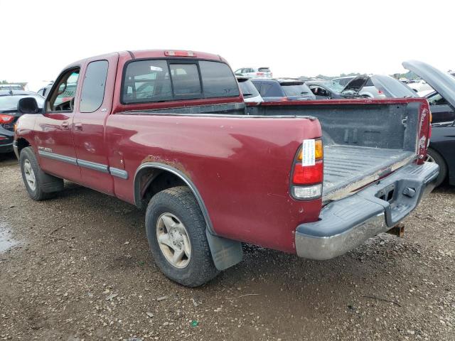 5TBBT4418YS006639 - 2000 TOYOTA TUNDRA ACCESS CAB 勃艮第红 照片 2