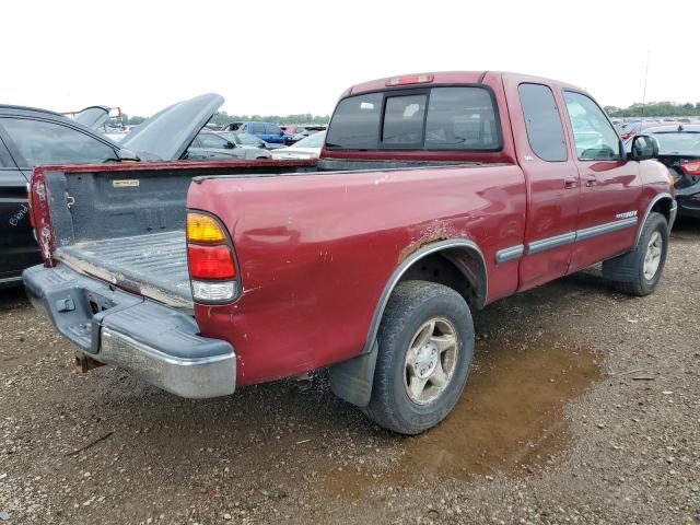 5TBBT4418YS006639 - 2000 TOYOTA TUNDRA ACCESS CAB 勃艮第红 照片 3
