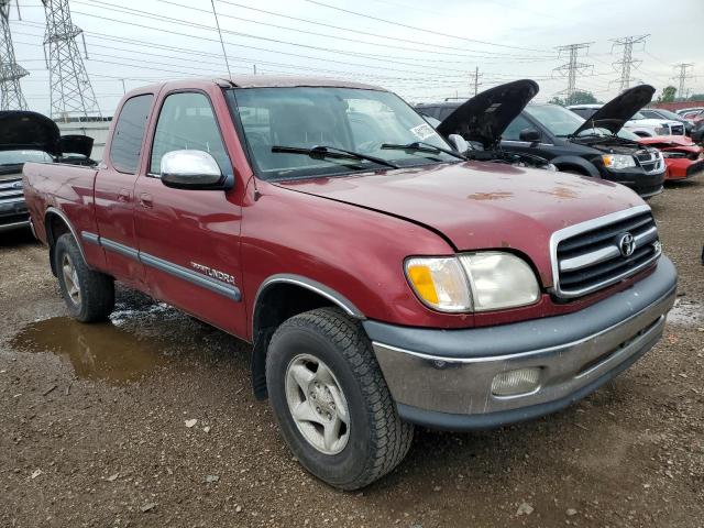 5TBBT4418YS006639 - 2000 TOYOTA TUNDRA ACCESS CAB 勃艮第红 照片 4