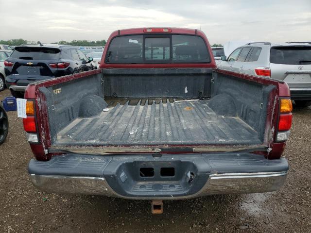 5TBBT4418YS006639 - 2000 TOYOTA TUNDRA ACCESS CAB 勃艮第红 照片 6