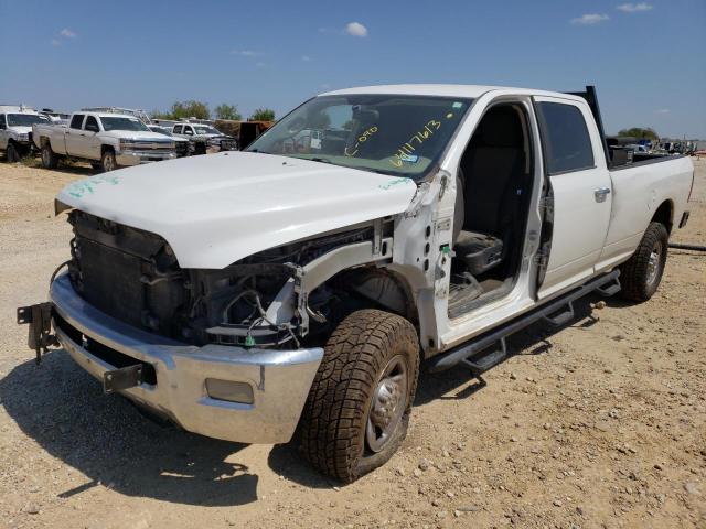 3C6UD5JLXCG177917 - 2012 DODGE RAM 2500 SLT WHITE photo 1