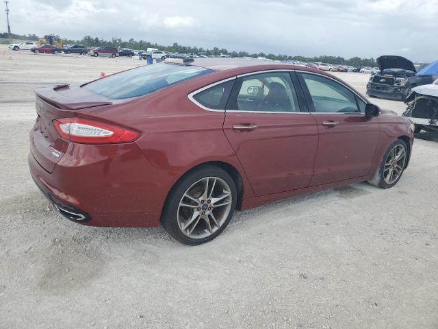 3FA6P0K9XER254362 - 2014 FORD FUSION TITANIUM ORANGE photo 3