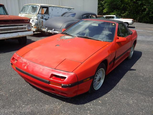 JM1FC351XJ0102301 - 1988 MAZDA RX7 RED photo 2