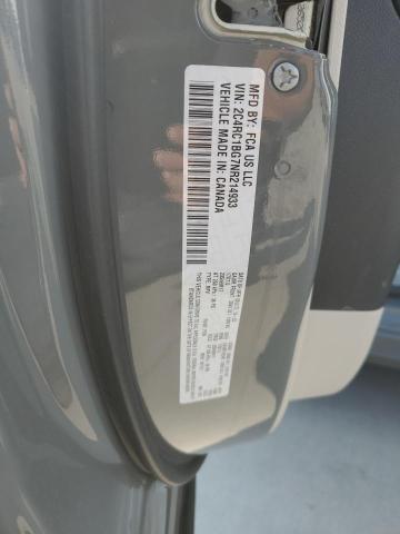 2C4RC1BG7NR214933 - 2022 CHRYSLER PACIFICA TOURING L ნაცრისფერი ფოტო 13