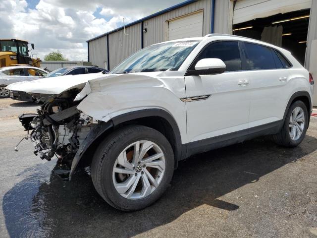 1V25E2CA7LC219515 - 2020 VOLKSWAGEN ATLAS CROS SE WHITE photo 1