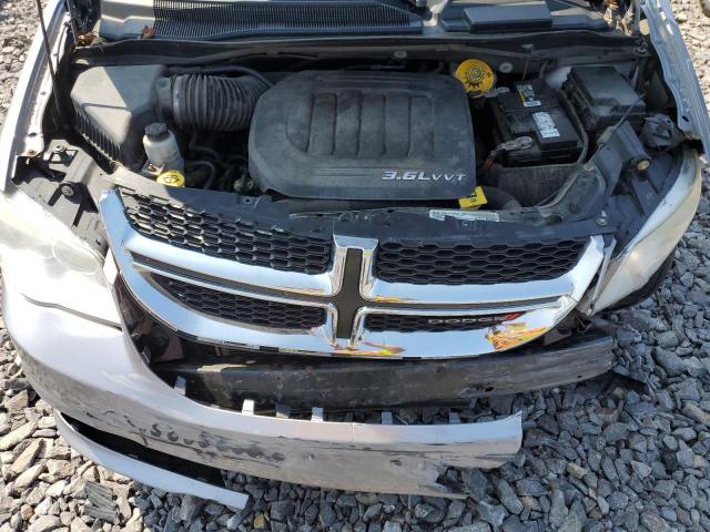 2C4RDGCG7ER478474 - 2014 DODGE GRAND CARA SXT SILVER photo 12