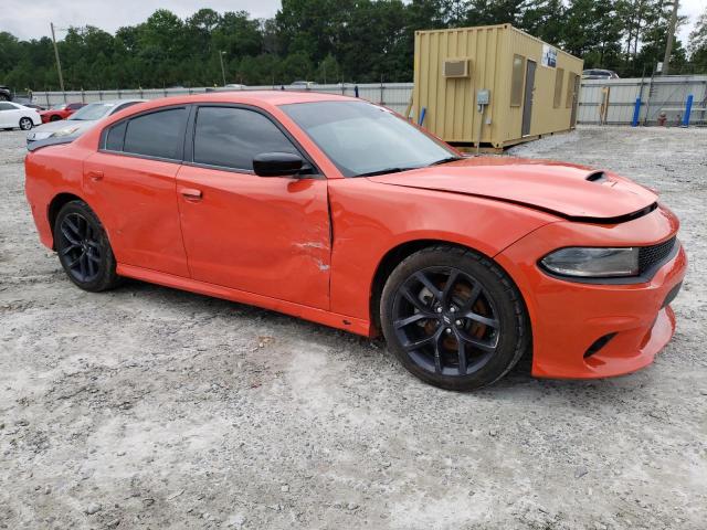 2C3CDXHG8NH213832 - 2022 DODGE CHARGER GT ORANGE photo 4