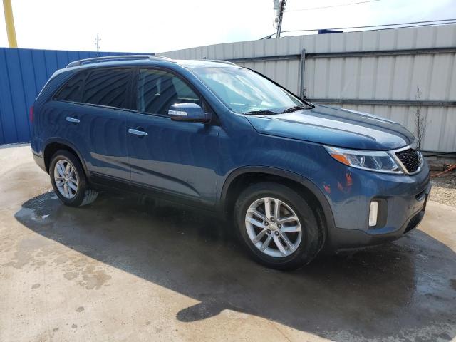 5XYKT4A7XEG491164 - 2014 KIA SORENTO LX BLUE photo 4