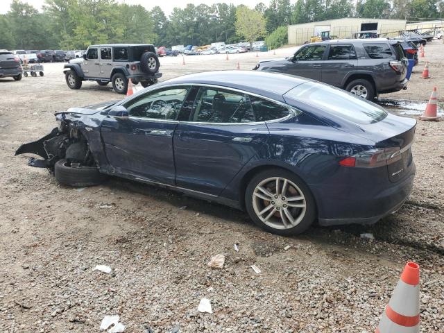 5YJSA1H29FFP70581 - 2015 TESLA MODEL S 85D BLUE photo 2