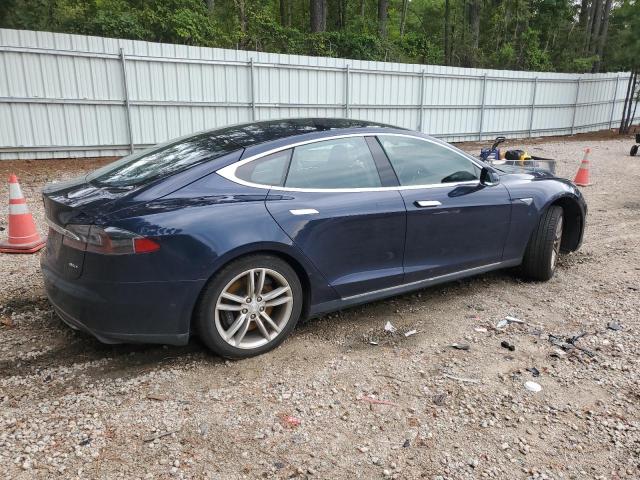 5YJSA1H29FFP70581 - 2015 TESLA MODEL S 85D BLUE photo 3