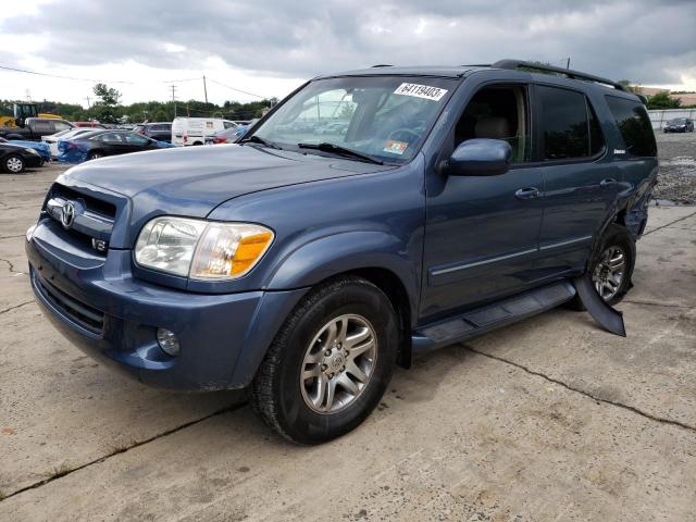 5TDBT48A96S263842 - 2006 TOYOTA SEQUOIA LIMITED BLUE photo 1