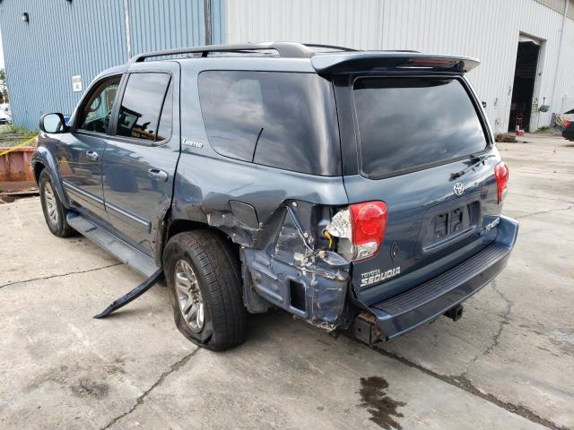 5TDBT48A96S263842 - 2006 TOYOTA SEQUOIA LIMITED BLUE photo 2