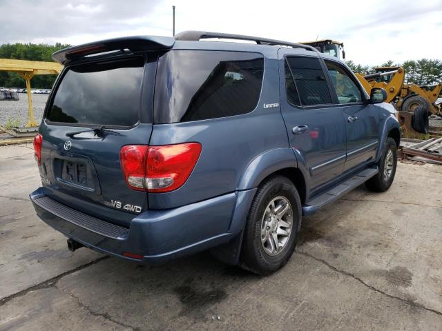 5TDBT48A96S263842 - 2006 TOYOTA SEQUOIA LIMITED BLUE photo 3