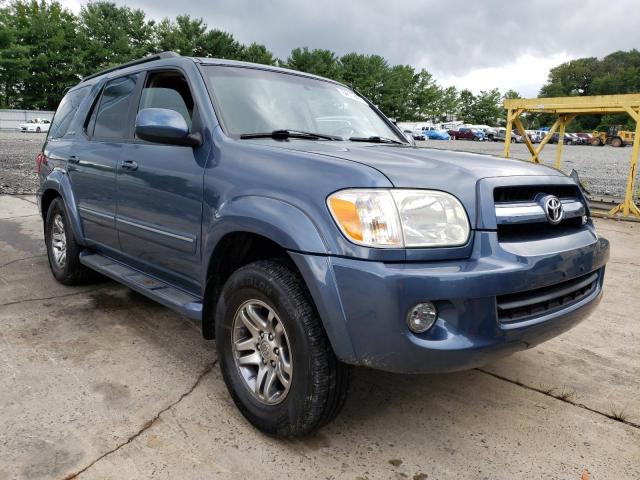 5TDBT48A96S263842 - 2006 TOYOTA SEQUOIA LIMITED BLUE photo 4