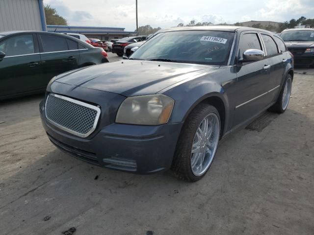 2D4FV47T57H641589 - 2007 DODGE MAGNUM SE BLUE photo 2