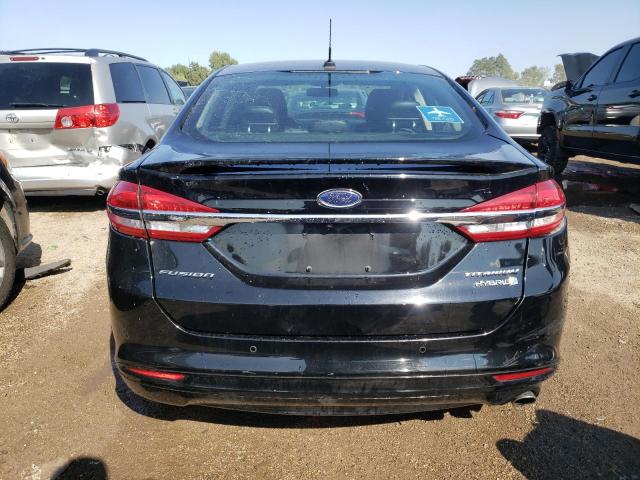 3FA6P0RU9JR206873 - 2018 FORD FUSION TITANIUM/PLATINUM HEV BLACK photo 6