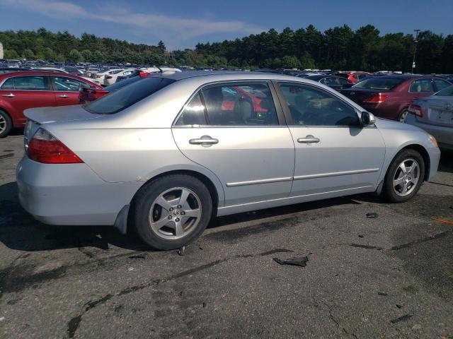 JHMCN36486C001798 - 2006 HONDA ACCORD HYBRID SILVER photo 3