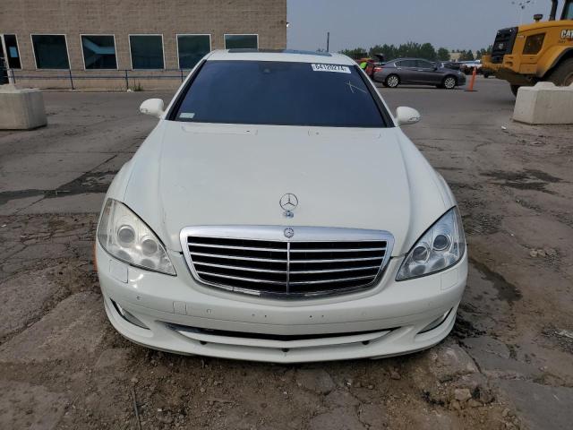 WDDNG86X48A202436 - 2008 MERCEDES-BENZ S 550 4MATIC WHITE photo 5