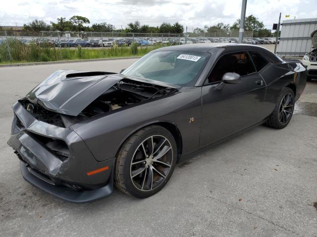 2C3CDZFJ0GH315901 - 2016 DODGE CHALLENGER R/T SCAT PACK GRAY photo 1