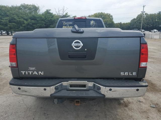 1N6BA06F78N328058 - 2008 NISSAN TITAN XE GRAY photo 6