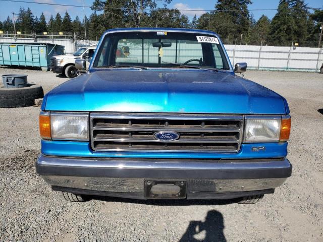 1FTDF15N1KKA08027 - 1989 FORD F150 BLUE photo 5