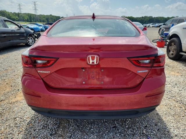19XZE4F5XNE016675 - 2022 HONDA INSIGHT EX RED photo 6