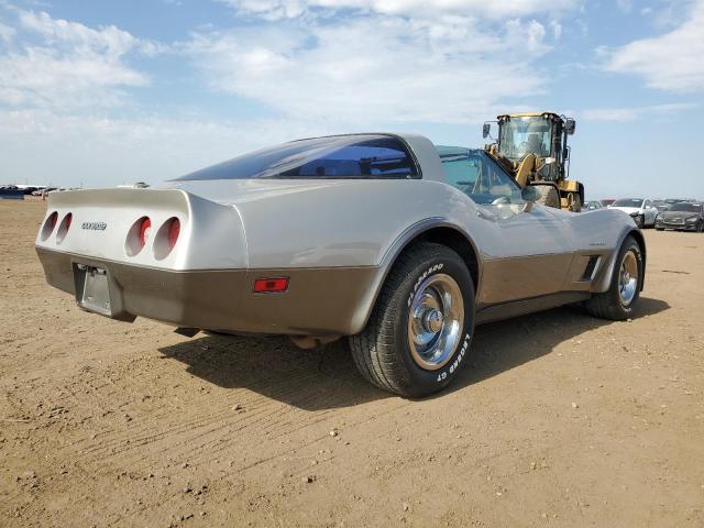 1G1AY8782C5125203 - 1982 CHEVROLET CORVETTE BEIGE photo 3