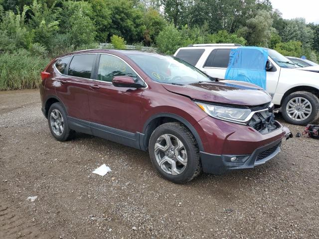 2HKRW2H84KH650712 - 2019 HONDA CR-V EXL MAROON photo 4