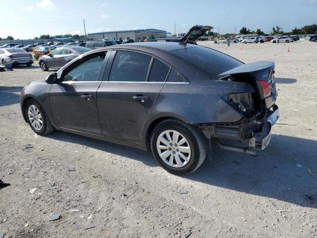 1G1PC5SH0B7133673 - 2011 CHEVROLET CRUZE LS GRAY photo 2