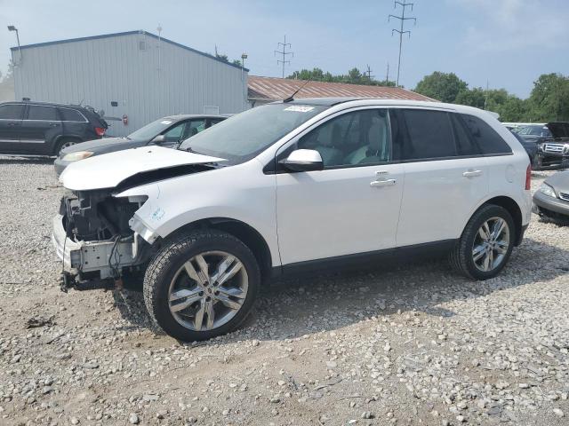 2FMDK3JC1DBC61577 - 2013 FORD EDGE SEL WHITE photo 1