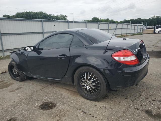 WDBWK54F08F184637 - 2008 MERCEDES-BENZ SLK 280 Чорний фото 2