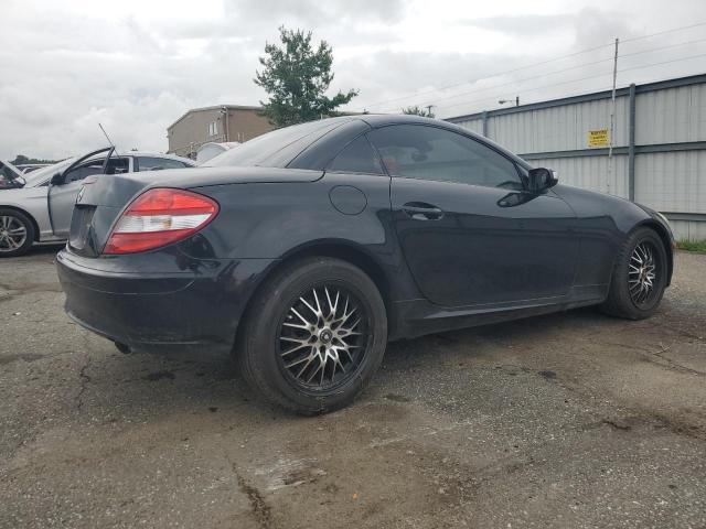 WDBWK54F08F184637 - 2008 MERCEDES-BENZ SLK 280 Чорний фото 3