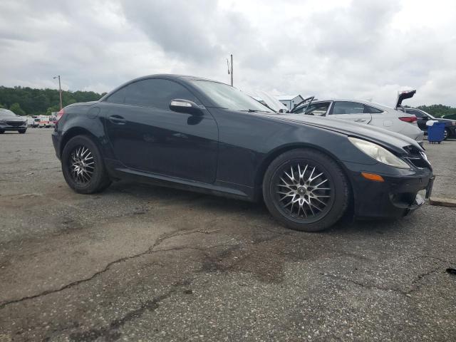 WDBWK54F08F184637 - 2008 MERCEDES-BENZ SLK 280 Чорний фото 4