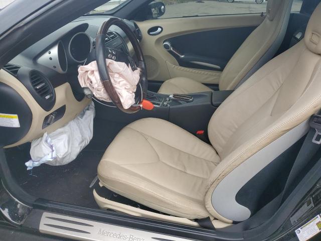 WDBWK54F08F184637 - 2008 MERCEDES-BENZ SLK 280 Чорний фото 7