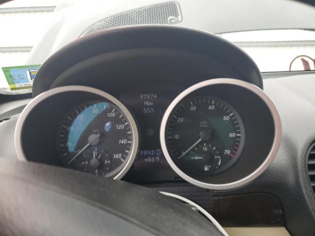 WDBWK54F08F184637 - 2008 MERCEDES-BENZ SLK 280 Чорний фото 9