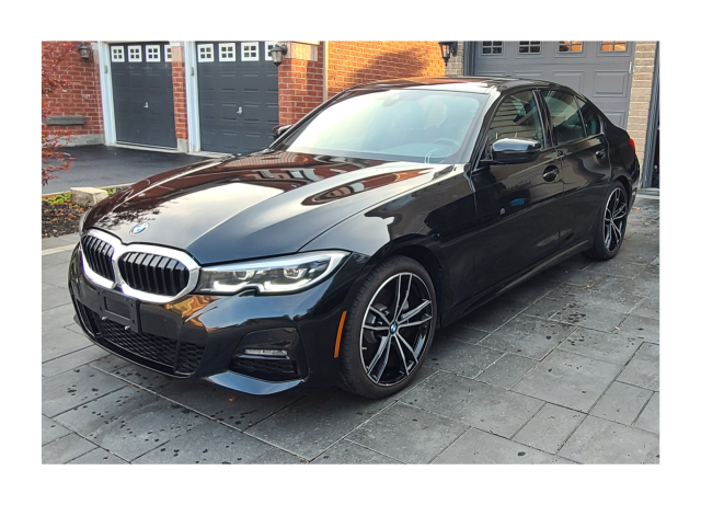 3MW5R7J06L8B17074 - 2020 BMW 330XI BLACK photo 2