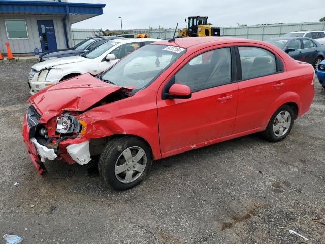 KL1TD5DEXAB119711 - 2010 CHEVROLET AVEO LS RED photo 1