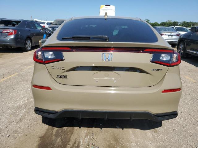 19XFL2H8XSE003599 - 2025 HONDA CIVIC SPORT TAN photo 6