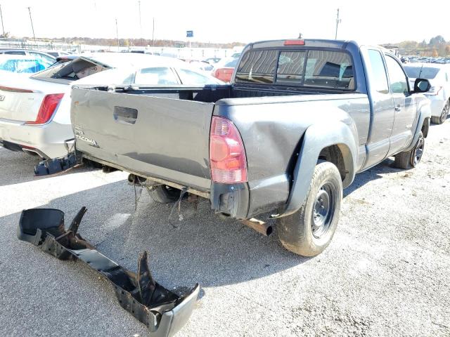 5TFUX4EN4CX010258 - 2012 TOYOTA TACOMA ACCESS CAB ნაცრისფერი ფოტო 4