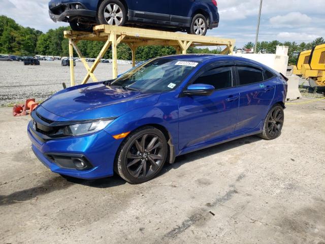 2HGFC2F81KH538961 - 2019 HONDA CIVIC SPORT 蓝色 照片 1