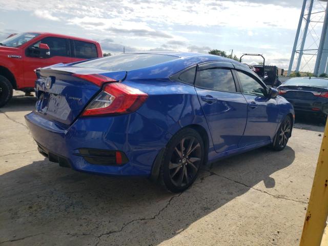 2HGFC2F81KH538961 - 2019 HONDA CIVIC SPORT 蓝色 照片 3