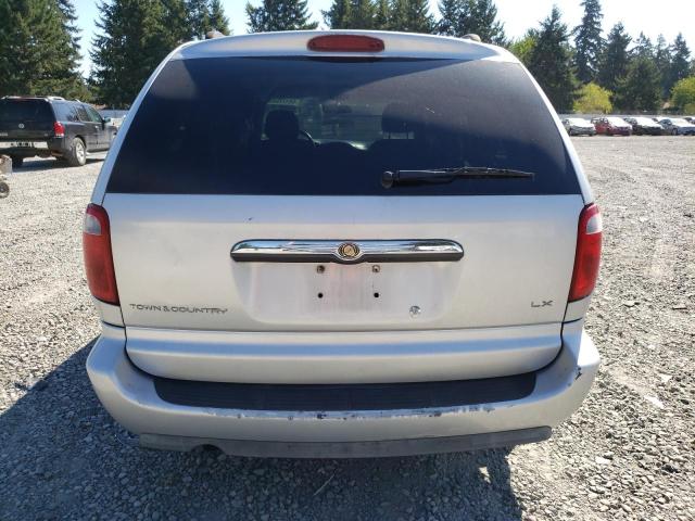 1A4GP44R26B753045 - 2006 CHRYSLER TOWN & COU LX SILVER photo 6