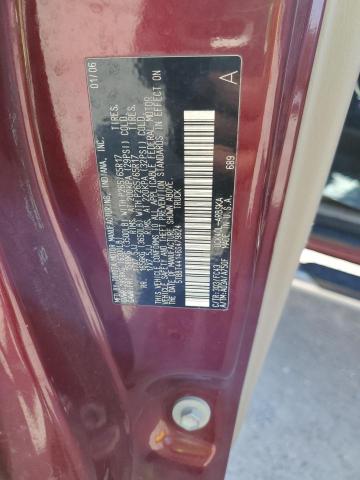 5TBBT44146S479824 - 2006 TOYOTA TUNDRA ACCESS CAB SR5 RED photo 12